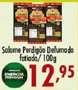Confiança Supermercados Salame Perdigão Defumado fatiado oferta