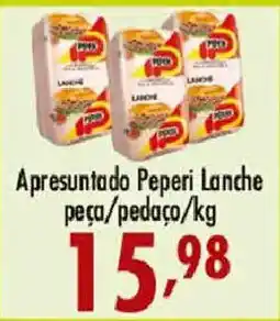 Confiança Supermercados Apresentado peperi lanche oferta