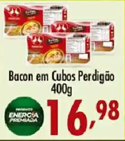Confiança Supermercados Bacon em Cubos Perdigão oferta