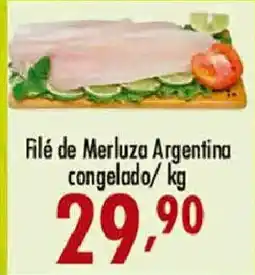 Confiança Supermercados Filé de Merluza Argentina oferta