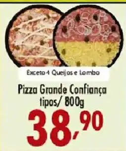 Confiança Supermercados Pizza grande confiança oferta