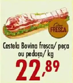 Confiança Supermercados Costela Bovina fresca/peça ou pedaço oferta