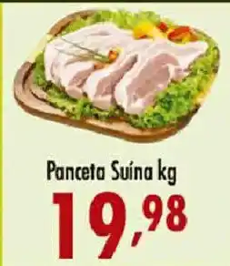 Confiança Supermercados Panceta Suína kg oferta