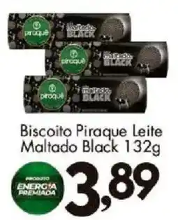 Confiança Supermercados Biscoito Piraque Leite Maltado Black oferta