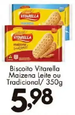 Confiança Supermercados Biscoito Vitarella Maizena Leite ou Tradicional oferta