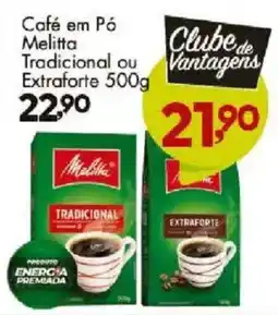 Confiança Supermercados Café em Pó Melitta Tradicional ou Extraforte oferta