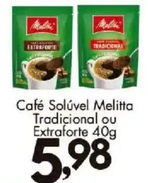Confiança Supermercados Café Solúvel Melitta Tradicional ou Extraforte oferta