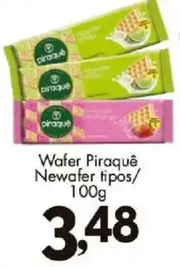 Confiança Supermercados Wafer Piraquê Newafer tipos oferta