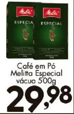Confiança Supermercados Café em Pó Melitta Especial oferta