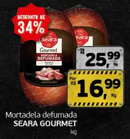 Cometa Supermercados Mortadela defumada seara gourmet oferta