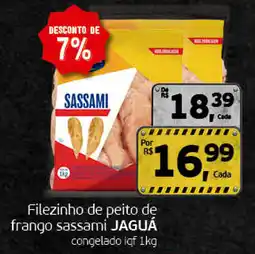 Cometa Supermercados Filezinho de peito de frango sassami jaguá oferta