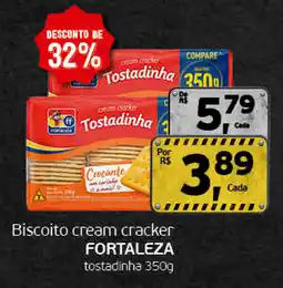 Cometa Supermercados Biscoito cream cracker fortaleza tostadinha oferta