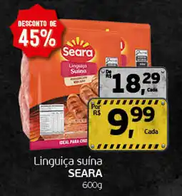 Cometa Supermercados Linguiça suína seara oferta