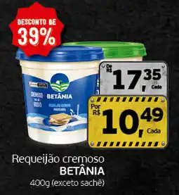 Cometa Supermercados Requeijão cremoso betânia oferta