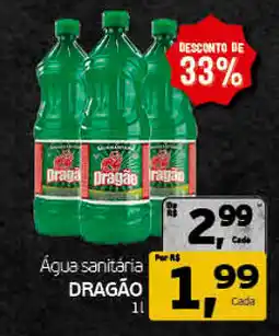 Cometa Supermercados Água sanitária dragão oferta