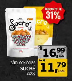 Cometa Supermercados Mini coxinhas sucré oferta