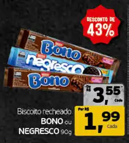 Cometa Supermercados Biscoito recheado bono ou negresco oferta