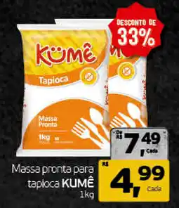 Cometa Supermercados Massa pronta para tapioca kumê oferta