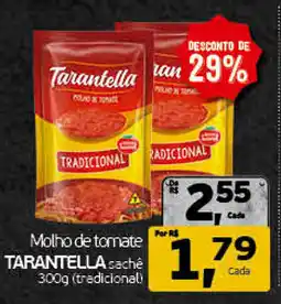 Cometa Supermercados Molho de tomate tarantella sachê (tradicional) oferta