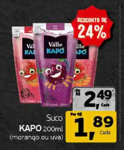 Cometa Supermercados Suco kaipo 200ml oferta