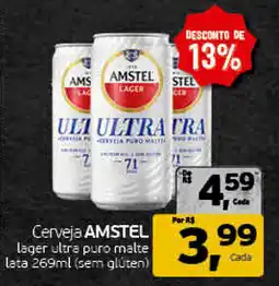 Cometa Supermercados Cerveja amstel lager ultra puro malte oferta