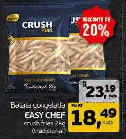 Cometa Supermercados Batata gongelada easy chef crush fries 2kg (tradicional) oferta