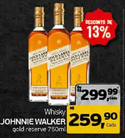 Cometa Supermercados Whisky johnnie walker gold reserve oferta