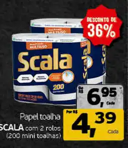 Cometa Supermercados Papel toalha scala com 2 rolos oferta