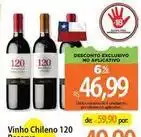 Atacadão De - vinho chileno 120 oferta