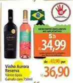 Atacadão Aurora - vinho reserva oferta