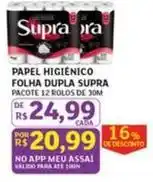 Assaí Atacadista Supra - papel higiênico folha dupla oferta