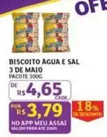 Assaí Atacadista Pacote - biscoito agua e sal oferta