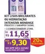 Assaí Atacadista Monange - kit lisos brilhantes ou hidratacao intensiva oferta