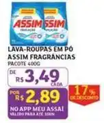 Assaí Atacadista Assim - lava-roupas em pó fragrancias oferta