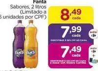 Carrefour Fanta - sabores oferta