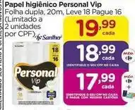 Carrefour Personal vip - papel higiênico oferta