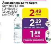 Carrefour Serra negra - água mineral oferta