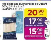 Carrefour Oceano - filé de polaca buona pesca ou oceani oferta