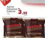 Novo Atacarejo Sublime - açúcar demerara oferta