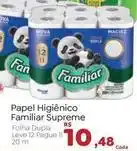 Novo Atacarejo Familiar - papel higiênico supreme oferta