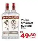 Novo Atacarejo Smirnoff - vodka n21 red oferta