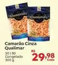 Novo Atacarejo Qualimar - camarão cinza oferta
