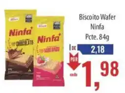 Supermercados BH Biscoito Wafer Ninfa oferta