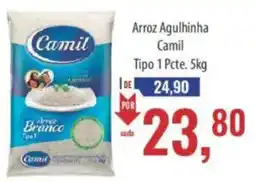 Supermercados BH Arroz agulhinha camil oferta