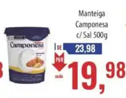 Supermercados BH Manteiga Camponesa c/ Sal oferta