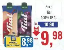 Supermercados BH Suco tial 100% tp 1l oferta