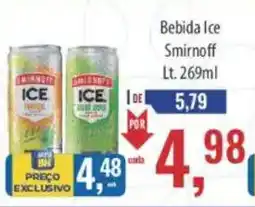 Supermercados BH Bebida ice smirnoff oferta