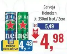Supermercados BH Cerveja Heineken oferta
