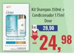 Supermercados BH Kit Shampoo + Condicionador Dove oferta