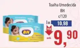 Supermercados BH Toalha Umedecida BH oferta